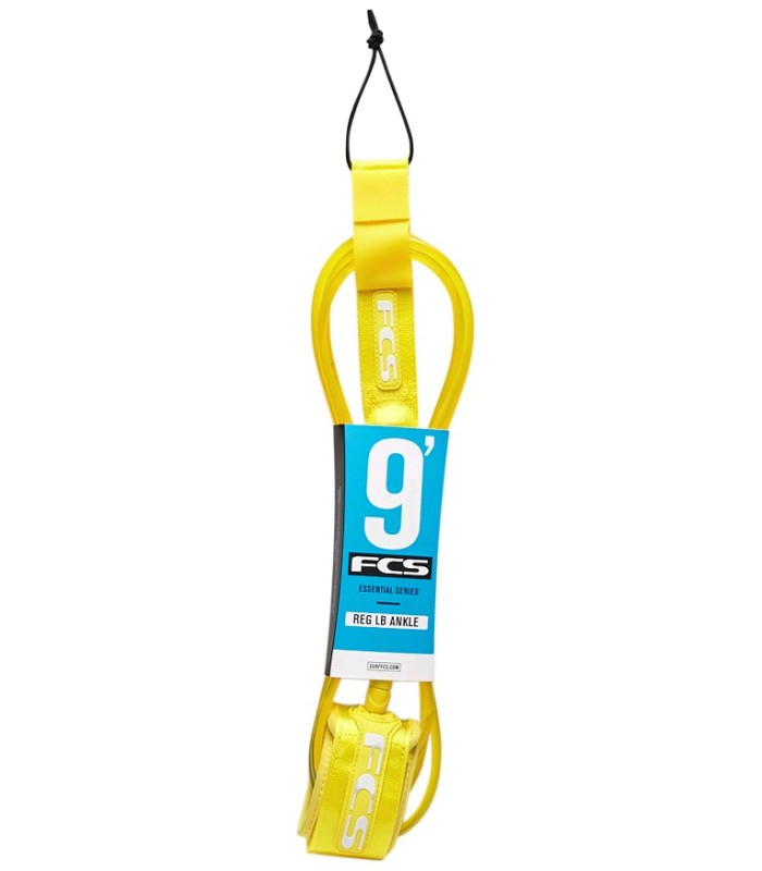 INVENTO - FCS 9 Regular Ankle Leash (7mm) Taxi Cab Yellow