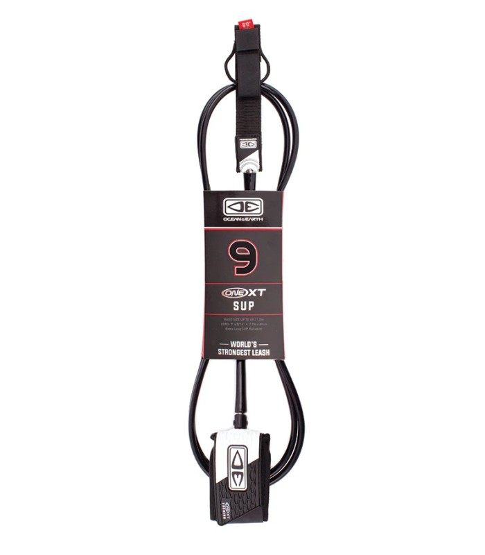 INVENTO - O&E ONE SUP 9'0" ONE PIECE LEASH BLACK