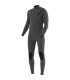 Traje de surf - Vissla seven seas 4/3 ful chest zip grey