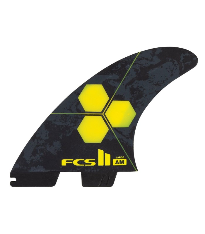 Quilla - FCS II Al Merrick PC L yellow tri fins