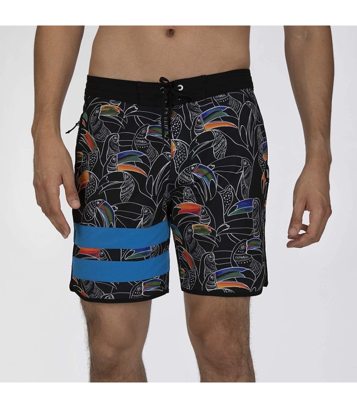 BAÑADOR - HURLEY TOUCAN 18 BLACK