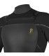 Traje de surf - O'neill Mutant Legend 5/4 Chest Zip W/Hood BLK