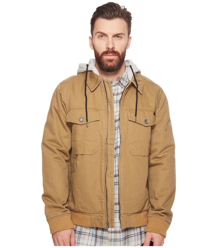 CAZADORA - BILLABONG BARLOW TWILL BROWN