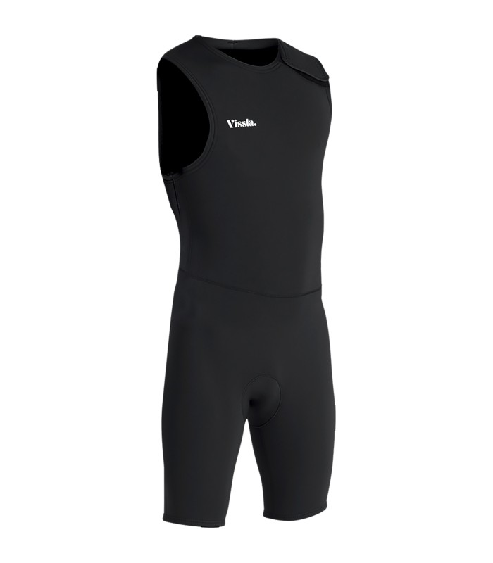 TRAJE DE SURF - VISSLA 7 SEAS 2-2 SHORT JOHN-BLK