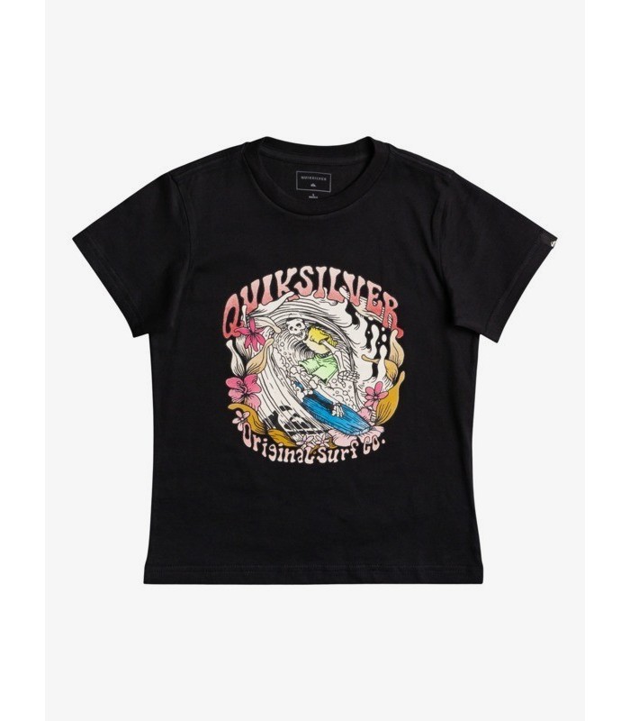 CAMISETA NIÑO QUIKSILVER WAVEY SKULL BLACK