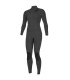 Traje de surf - O'neill Wms Ninja 4/3 Chest Zip Full blk/blk