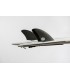 Quillas - Feather fins twin fin future grey