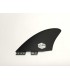 Quillas Feather fins twin keel FCS II black