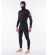 Traje de surf neopreno - Rip Curl Dwan Patrol Hood 5/4 black