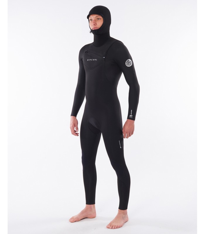 Traje de surf neopreno - Rip Curl Dwan Patrol Hood 5/4 black