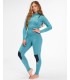 Traje de Surf neopreno - Billabong 4/3 synergy CZ full green