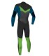 Traje de surf - O'neill Youth Epic 5/4 Chest Zip Full blk/blu