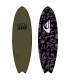 Tabla de surf - Quiksilver Bat 6.6 khaki