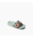 Sandalia - Reef kids one slide mint monstera