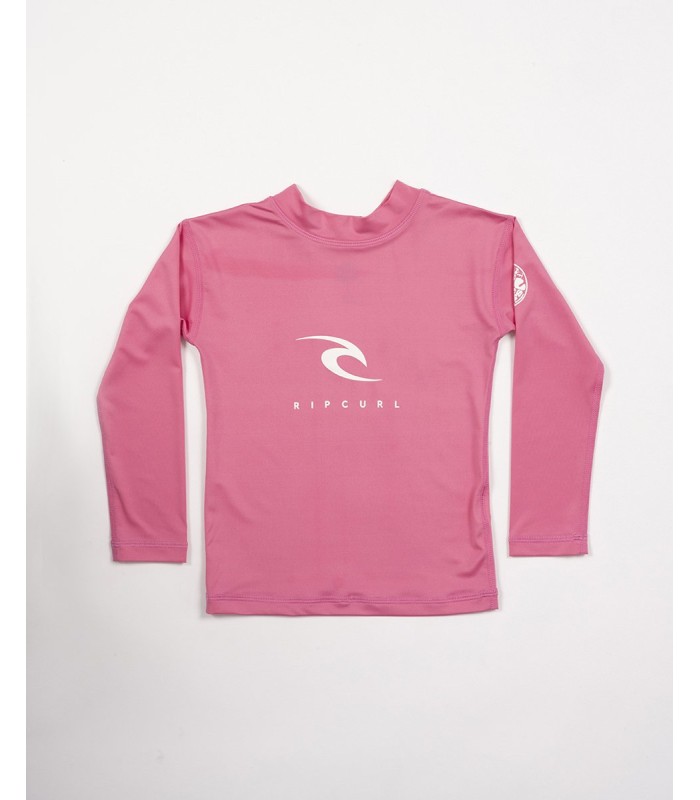 Licra para surf - Rip Curl boy corp l/sl uv pink