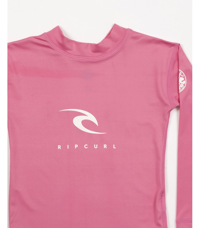 Licra para surf - Rip Curl boy corp l/sl uv pink