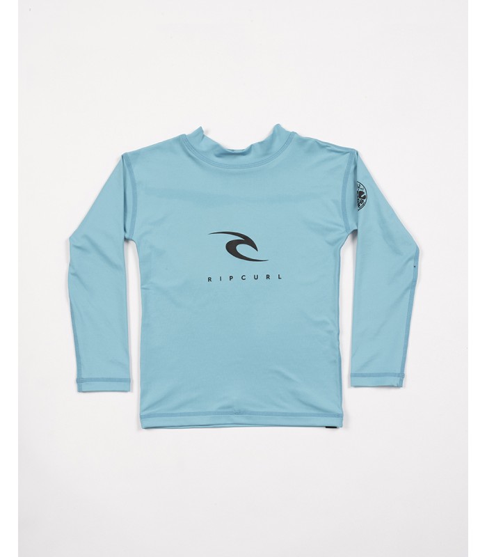 Licra para surf - Rip Curl boy corp l/sl uv cyan