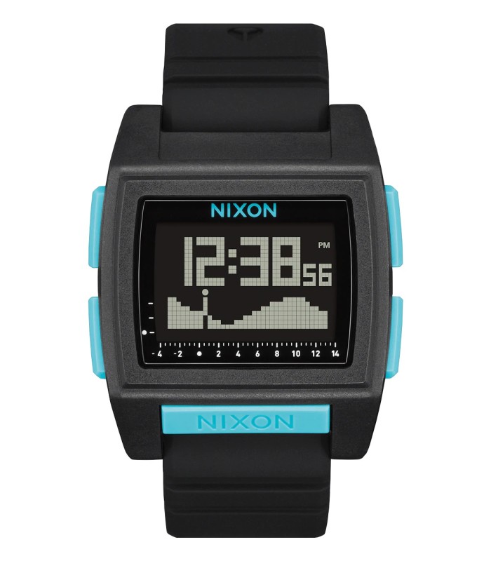 Reloj - Nixon Base Tide Pro All Black / Blue