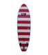 Tabla de surf - Up Way 7.0 aquamarine stripe red