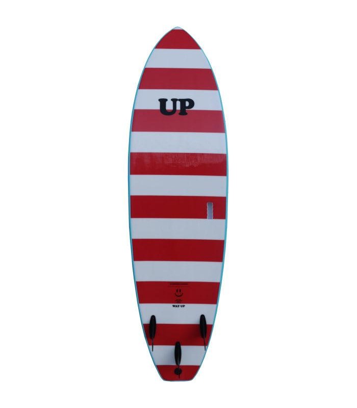 Tabla de surf - Up Way 7.0 aquamarine stripe red