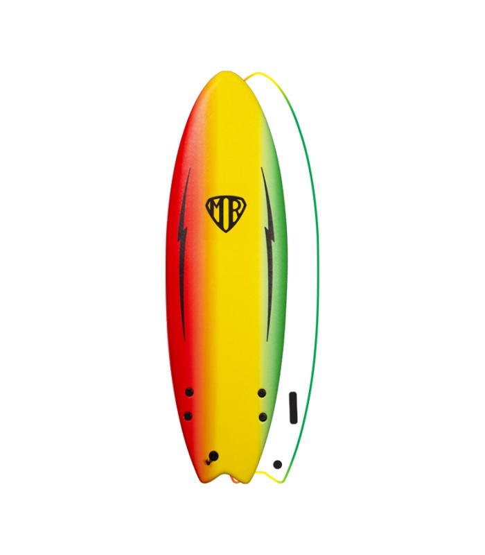 Tabla de surf - O&E one 6.0 Mr Spray ezi rider twin fin rasta