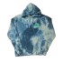 Sudadera capucha Watsay Paz tie dye azul