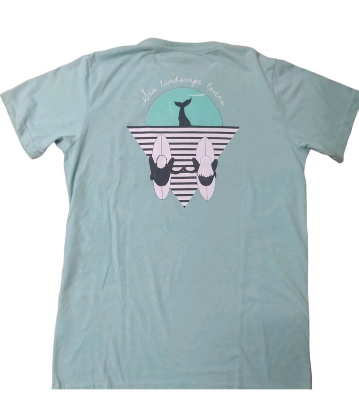 CAMISETA WATSAY POCKET BOY CYAN