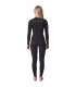 Traje de surf - Rip Curl women dawn patrol 4/3 chest zip black