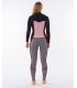 Traje de surf - Rip Curl women dawn patrol 4/3 chest zip black