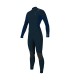 Traje de surf - O´neill Wms Hyperfreak 4/3+ Chest Zip sha/nav