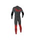 Traje de surf O'neill Youth Epic 5/4 Chest Zip Full graphite/smoke/red