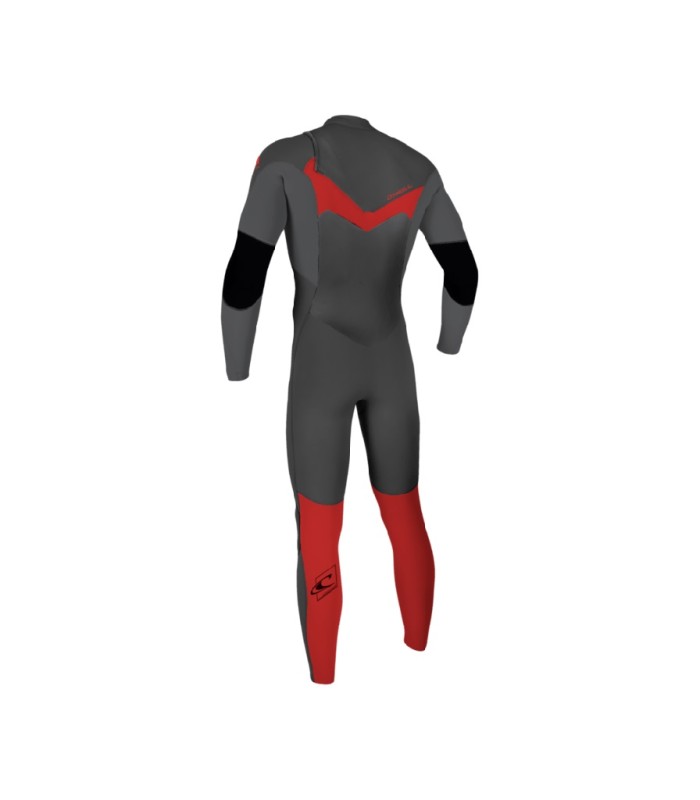 Traje de surf O'neill Youth Epic 5/4 Chest Zip Full graphite/smoke/red