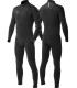 Traje de neopreno surf - Vissla 7 seas comp 4/3 full chest zip black