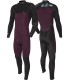 Traje de neopreno surf - Vissla 7 seas comp 4/3 full chest zip black