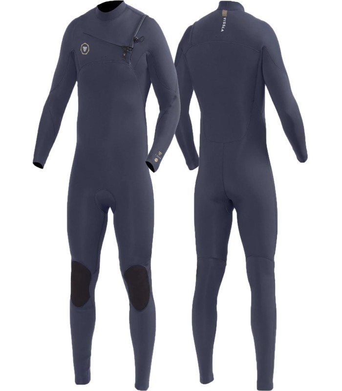 Traje de neopreno surf - Vissla 7 seas 4/3 ful chest zip slate