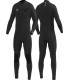 Traje de neopreno surf - Vissla 7 seas 5/4 ful chest zip black