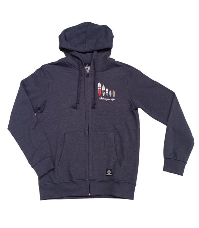 Sudadera - Watsay capucha cremallera boy quiver navy