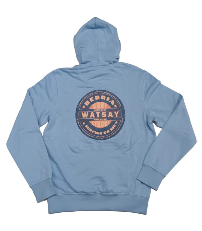 Sudadera - Watsay capucha pastel waxtsay blue