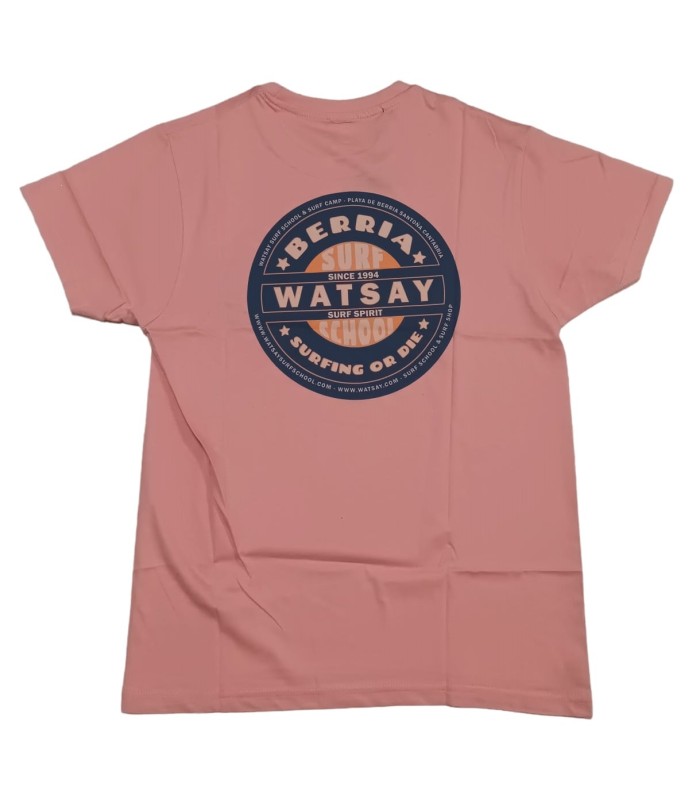 Camiseta - Watsay coral pastel Waxtsay rosa