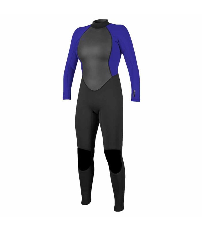 Traje de surf - Oneill Wms Reactor-2 3/2mm Back Zip blak/cobalt