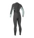 Traje de surf - Oneill Wms Bahia 3/2 Back Zip Full grap/mir