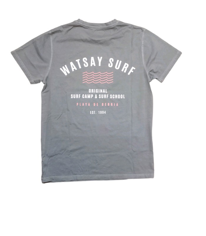 Camiseta Watsay olas gris