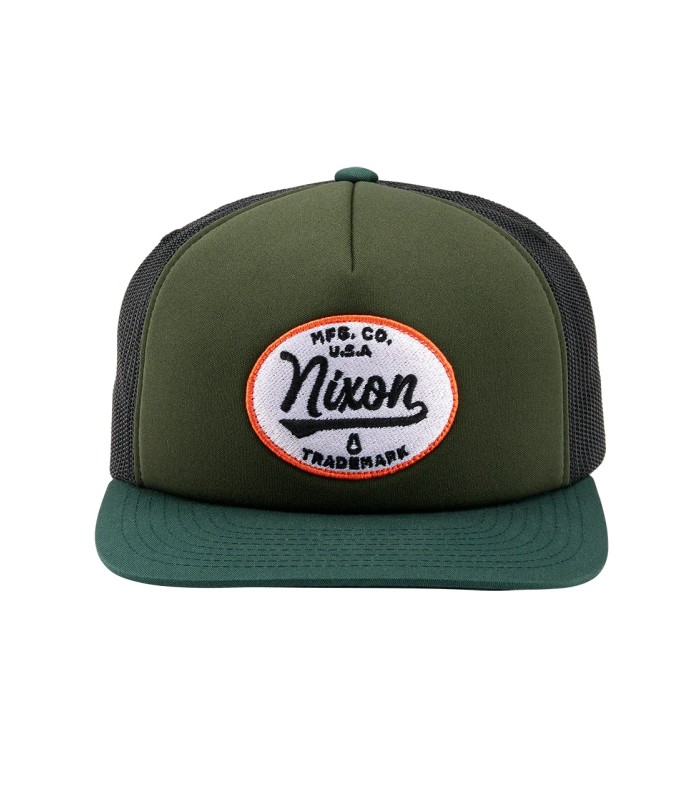 Gorra - Nixon Tioga Trucker Dark Olive / Black