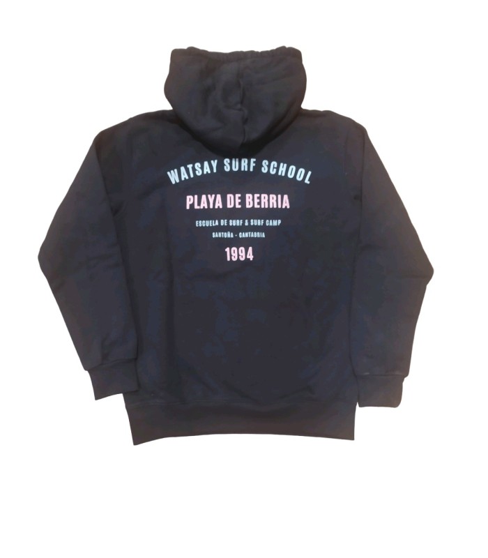 Sudadera - Watsay Playa de Berria flock black