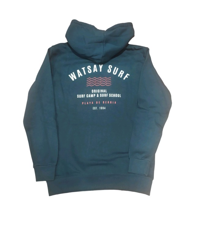 Sudadera - Watsay capucha olas navy