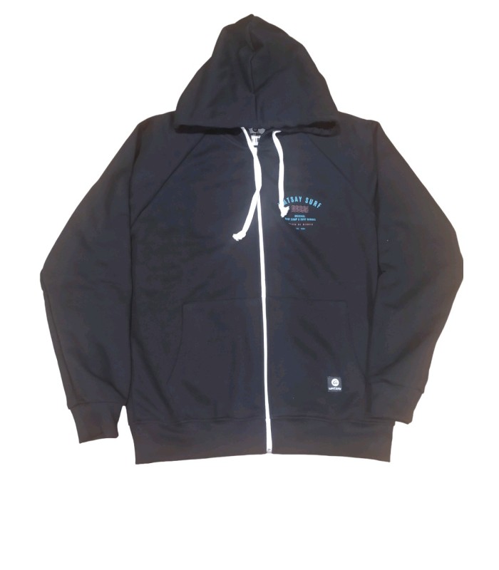 Sudadera - Watsay cremallera olas black