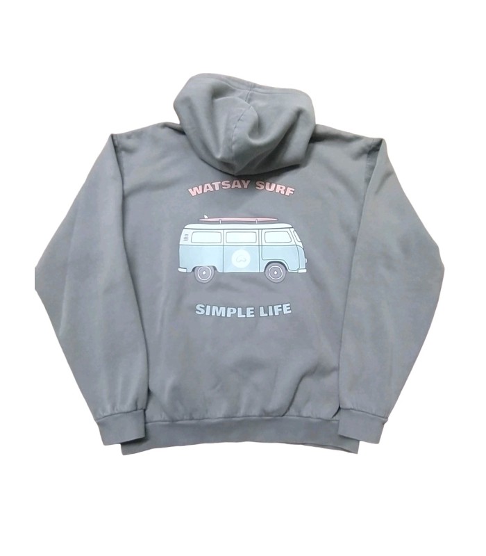 Sudadera - watsay niño furgo gris