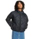 Chaqueta acolchada Roxy wind swept hood black