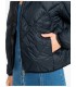 Chaqueta acolchada Roxy wind swept hood black