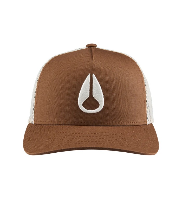 Gorra - Nixon Iconed Trucker Hat Brown / Off White